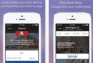 Marriott’s new App expands mobile check-ins